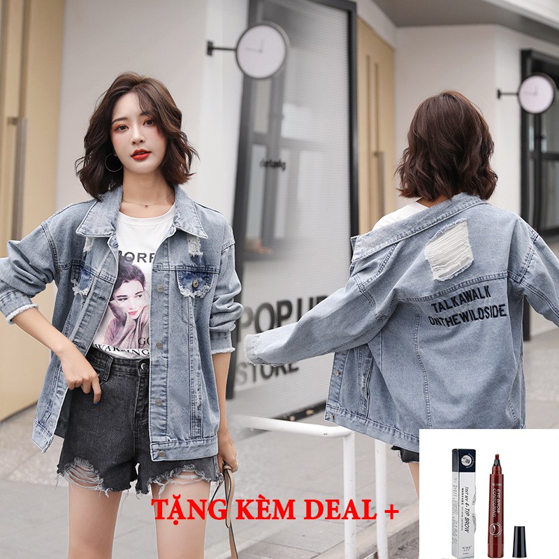 Áo khoác jean nữ đa dang nhiều mẫu trend dành cho tuổi teen ''40-63KG'' [HÀNG TREND 2020]