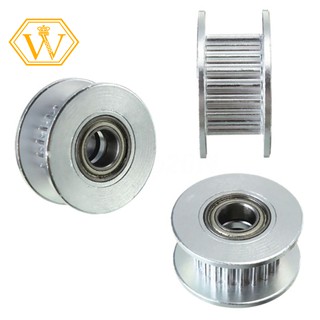 Bộ 3 ròng rọc quấn dây 20T có gắn vòng bi xoay 6mm đường kính 5mm