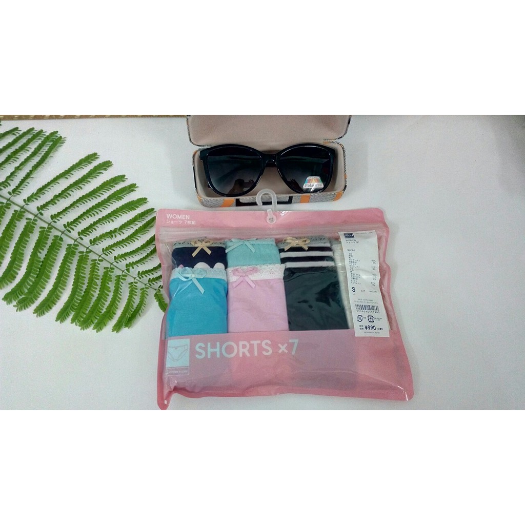 (Buôn sỉ trên 3 hộp) Set 7 quần lót GU hàng Nhật | BigBuy360 - bigbuy360.vn