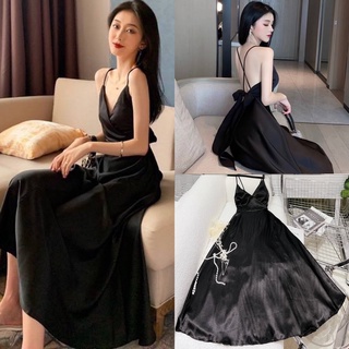 ĐẦM MAXI HAI DÂY ĐẮP NGỰC NƠ LƯNG