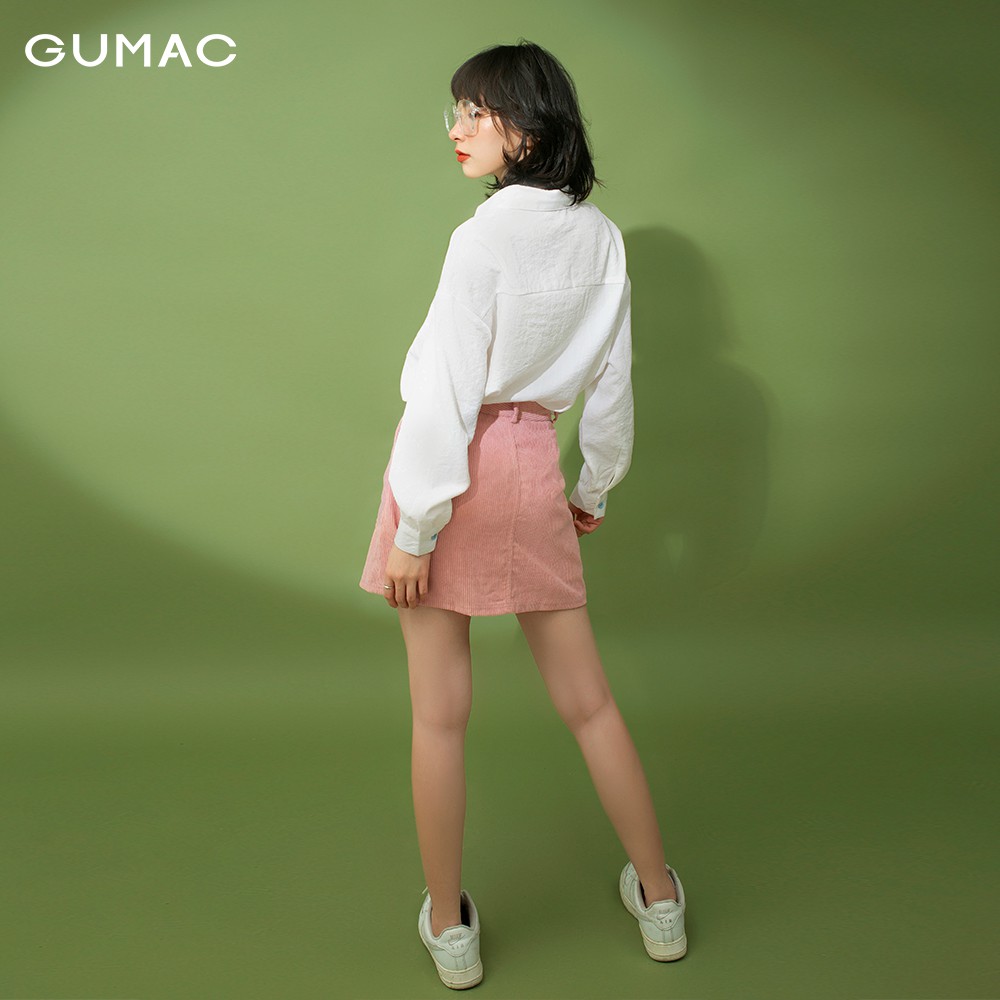 [Mã WABR2711 giảm 10% đơn 250K] Chân váy nữ A phối túi GUMAC thiết kế basic trẻ trung, năng động VB105 | BigBuy360 - bigbuy360.vn