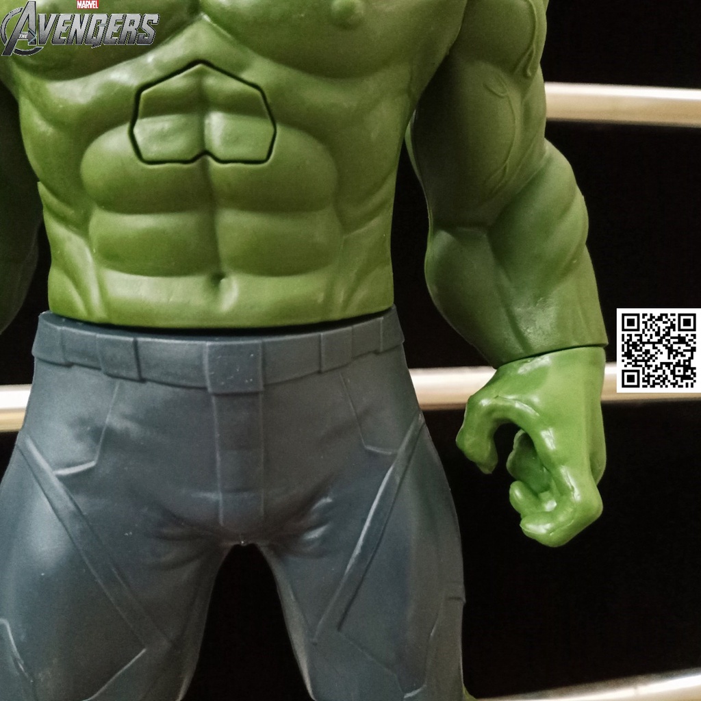 1607 Mô hình to lớn khớp HULK NGƯỜI KHỔNG LỒ XANH loại lớn đèn Led marvel end game