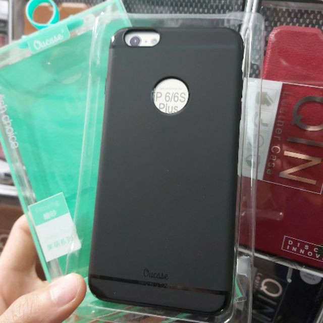 Ốp lưng iPhone 6 Plus/ 6S Plus OuCase Dẻo Màu Đen