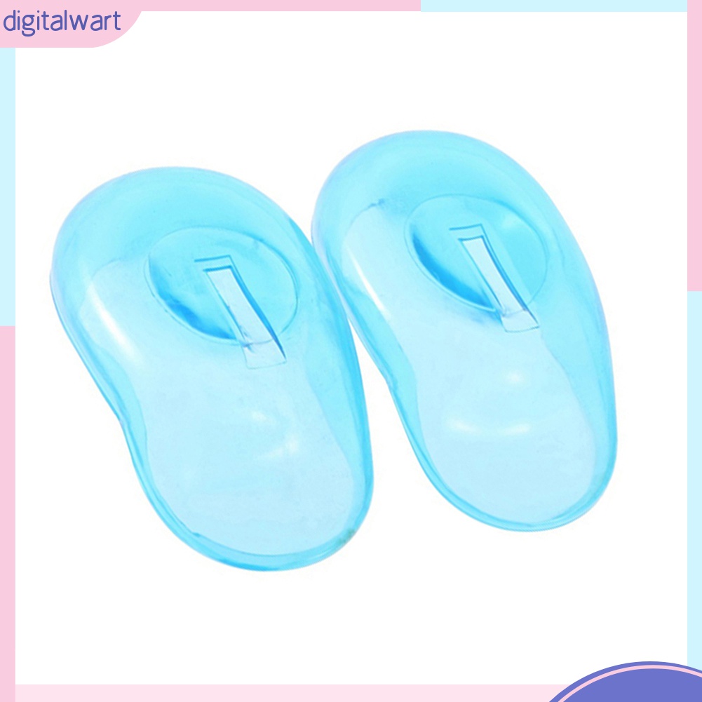 Bộ 2 Vỏ Bọc Bảo Vệ Tai Khi Nhuộm Tóc Bằng Silicone Trong Suốt