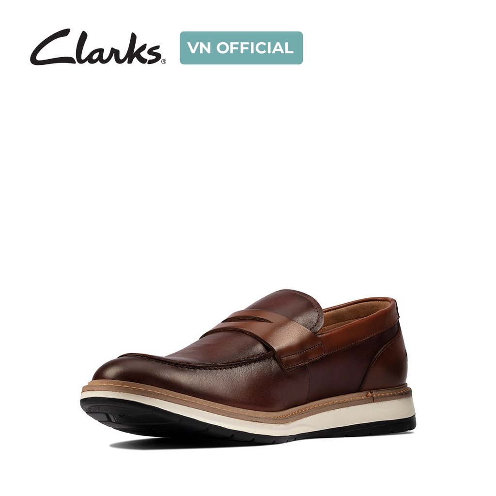 Giày sục nam CLARKS Chantry Walk màu Nâu