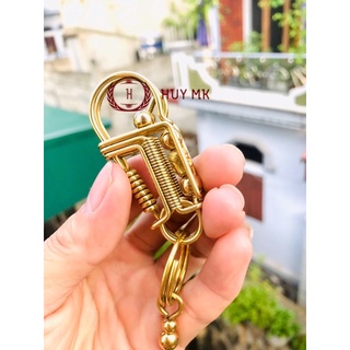 móc khoá thủ công phật vàng