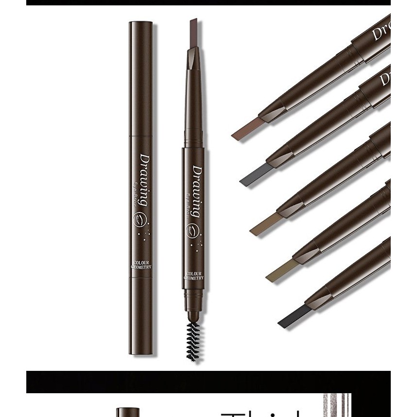 chì kẻ mày hai đầu không thấm nước đầu mảnh không dễ phai | BigBuy360 - bigbuy360.vn