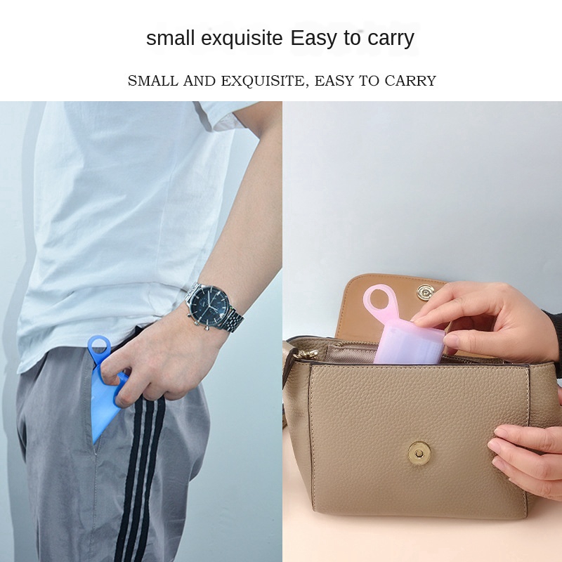 Compact Dustproof Silica Gel Mask Carrying Case