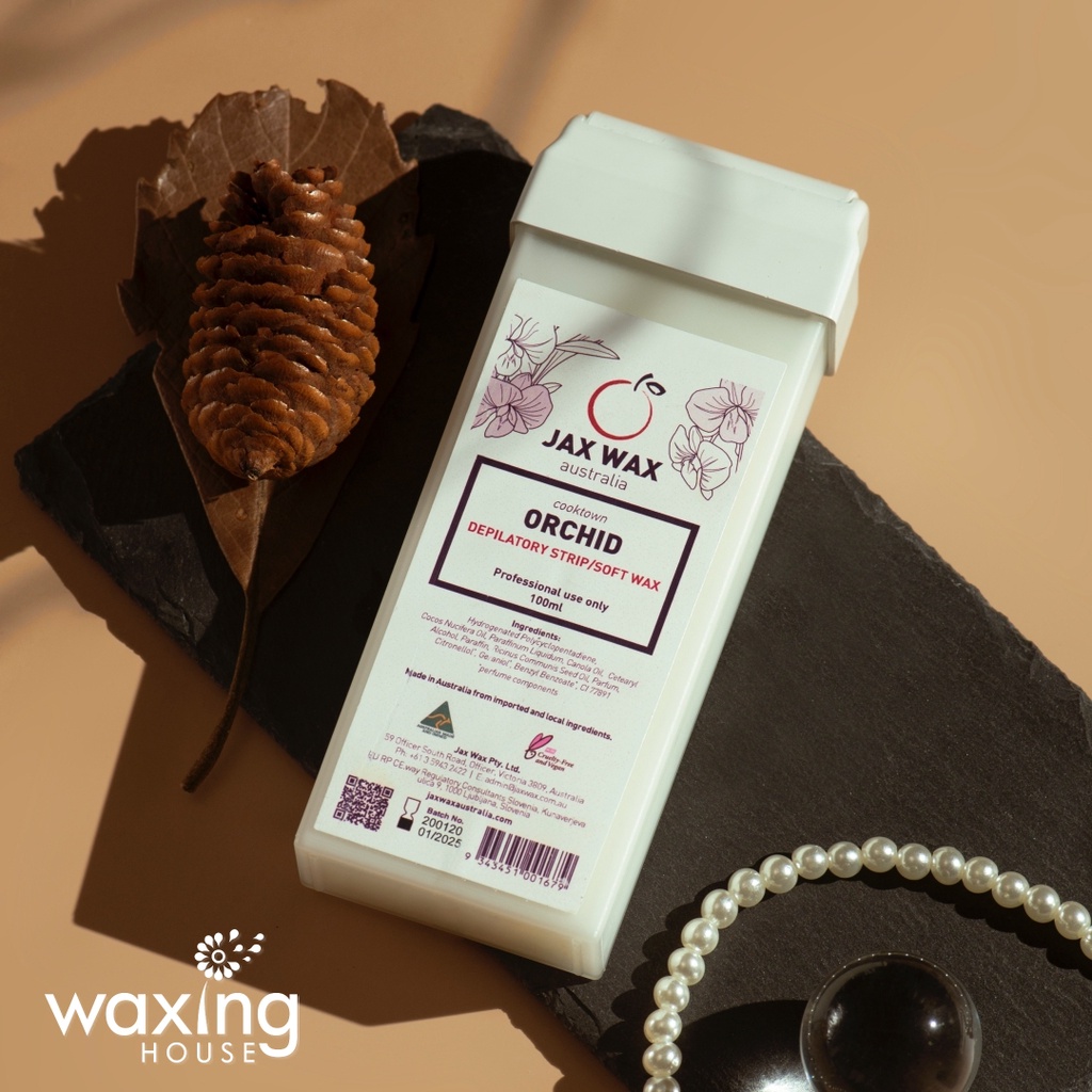 Sáp tẩy lông con lăn Jax Wax Orchid cho da nhạy cảm (nhập khẩu Úc)