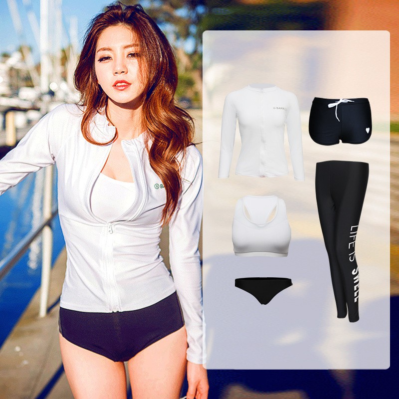 Bộ Đồ Bơi Tay Dài Phong Cách Hồi Giáo Hàn Quốc Cho Nữ Yz1008 | BigBuy360 - bigbuy360.vn