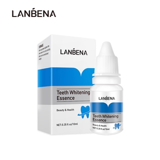 LANBENA Serum làm trắng răng vệ sinh miệng tẩy mảng bám do hút thuốc hiệu 10ml