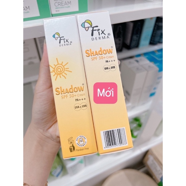 [MẪU MỚI] Kem Chống Nắng Fixderma Shadow Mỏng Nhẹ Không Gây Bí Da SPF50 Cream SPF 30 Gel Nhập Khẩu Chính Hãng