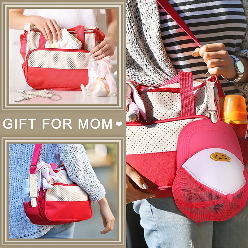 Phụ Kiện Kẹp Nón Chống Thất Lạc Bằng Hợp Kim Phối Ren Sáng Tạo Đa Năng Thời Trang