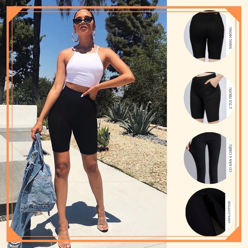 Quần Legging Đùi, Dài, Ngố, Lửng Nữ Asos Nâng Mông Co Giãn Chất Liệu Loại 1 BigSize 100kg | BigBuy360 - bigbuy360.vn