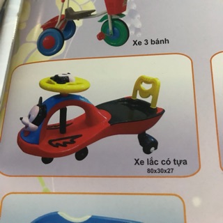 Xe lắc có tựa nhựa việt nhật