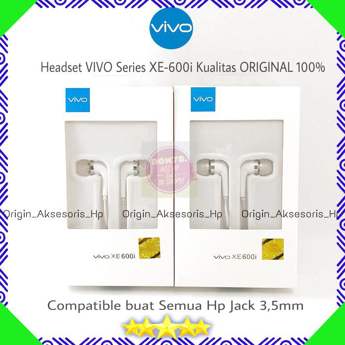 Tai Nghe Nhét Tai Vivo Xe600i V5 Plus Y21 Y51 V5s V7 V3