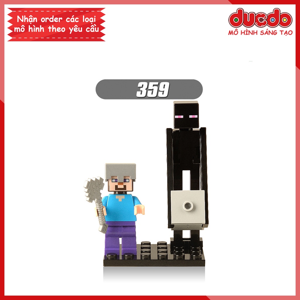 Minifigures các nhân vật Minecraft - Đồ chơi Lắp ghép Xếp hình Mini Mô hình XINH X0127