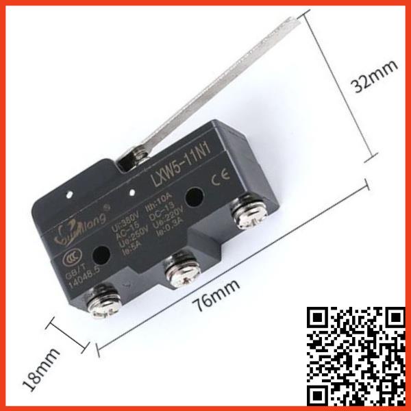 Công tắc hành trình CM-1701 giới hạn đòn bẩy dài không bánh xe chất lượng tốt