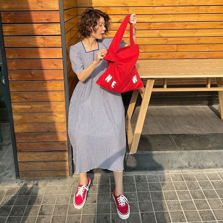 Túi Đeo Vai Bằng Vải Canvas In Chữ Phản Quang Phong Cách Nhật Bản Hàng Mới