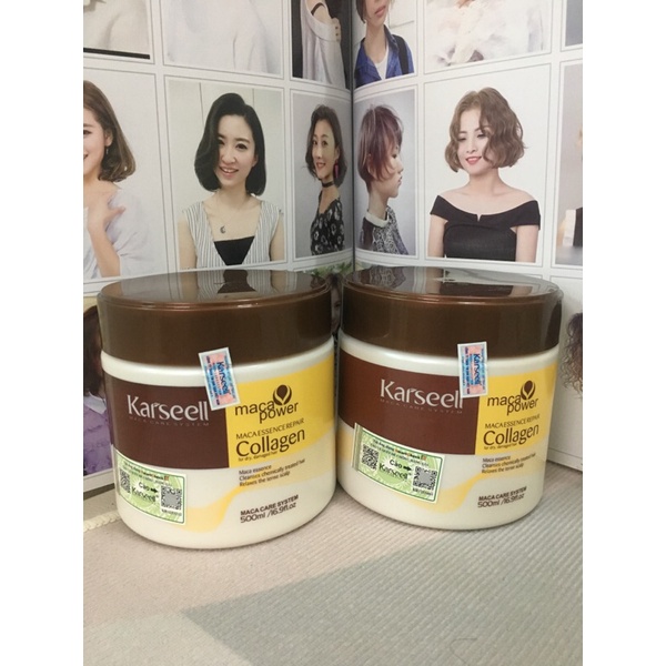 (Chính hãng) Kem hấp tóc collagen mềm mượt hương thơm nước hoa 500ml