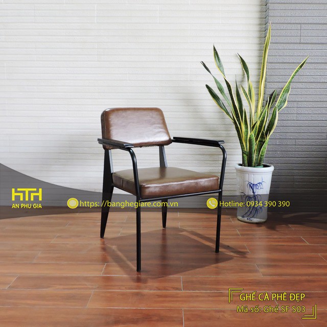 GHẾ SOFA SẮT CAFE SF S03 GIÁ RẺ