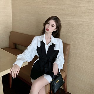 ĐẦM SƠ MI NỮ ULZZANG TÔN DÁNG👧