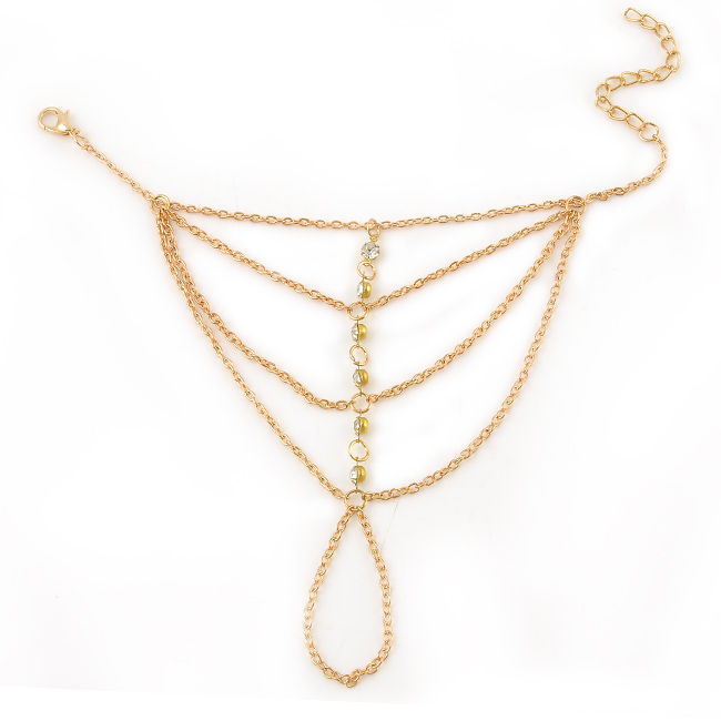 Dây vòng tay liên kết nhẫn thiết kế sáng tạo