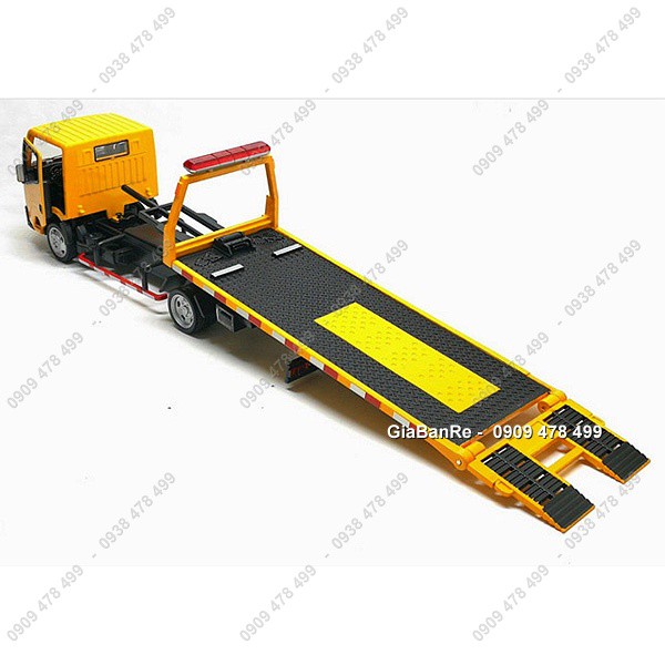 Mô Hình Kim Loại Xe Tải Cứu Hộ Dài Chuyên Dụng Dạng Thớt Tỉ Lệ 1:32 - 9969.1