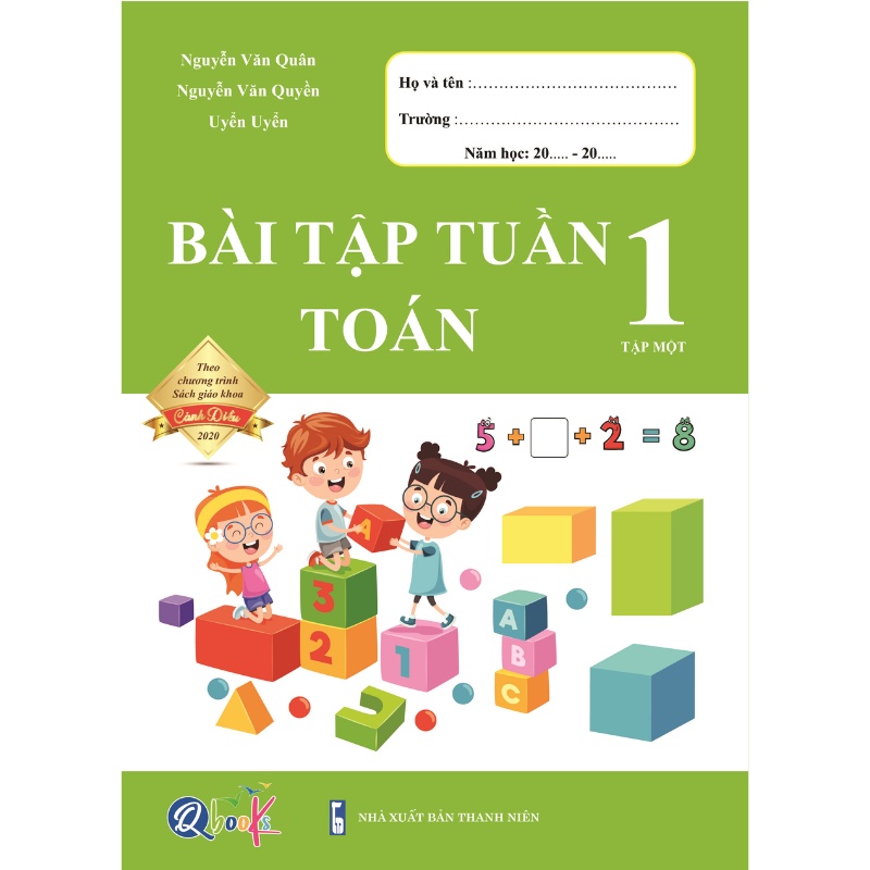 Sách - Combo Bài Tập Tuần và Đề Kiểm Tra Lớp 1 Cánh Diều - Toán và Tiếng Việt Cả Năm (8 cuốn)