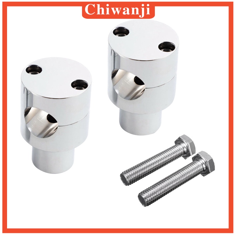 1 Cặp Phụ Kiện Nâng Tay Lái Xe Máy Harley Màu Đen 25mm