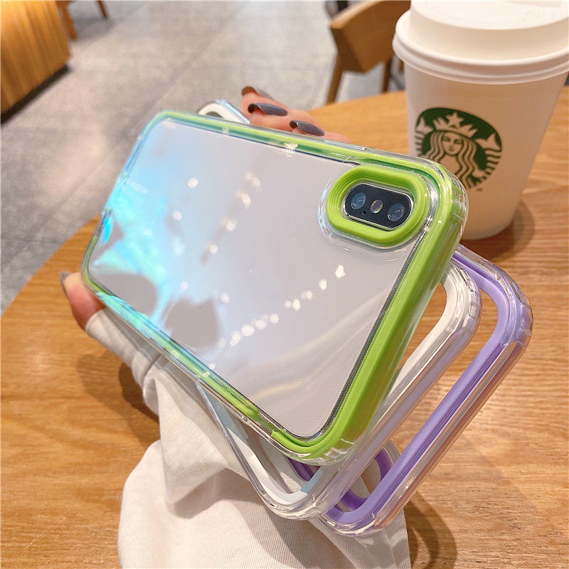 Ốp Điện Thoại HP Màu Trong Suốt Chống Rơi 3 Trong 1 Cho iPhone 7 Plus 8 Plus 6 6s Plus X XS MAX XR