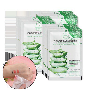 KHĂN GIẤY ƯỚT TẨY TRANG TINH CHẤT BƠ THEO GÓI TIỆN LỢI