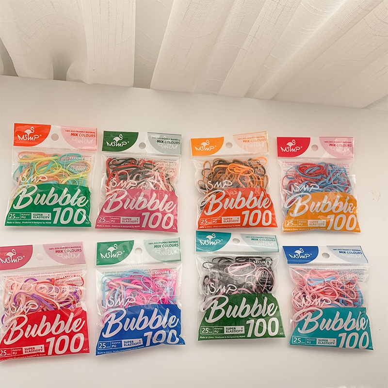 Dây Buộc Tóc Cao Su Cỡ Nhỏ Dùng Một Lần Cho Nữ