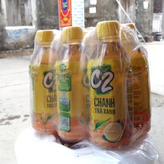 Lốc 6 chai C2 Chanh Trà Xanh | 6 x 360ml