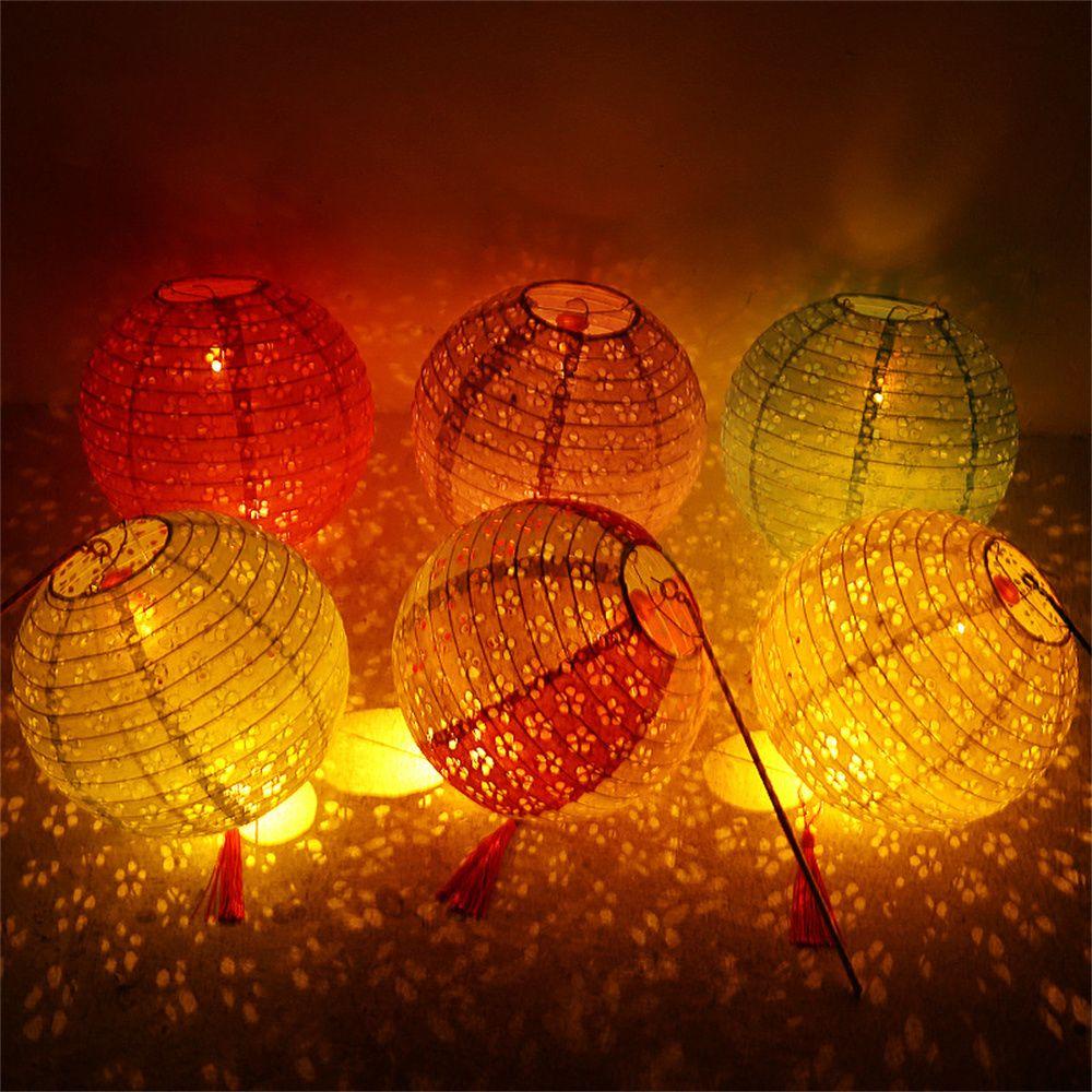 Lồng Đèn Giấy Treo Trang Trí Nhiều Màu Phong Cách Trung Hoa