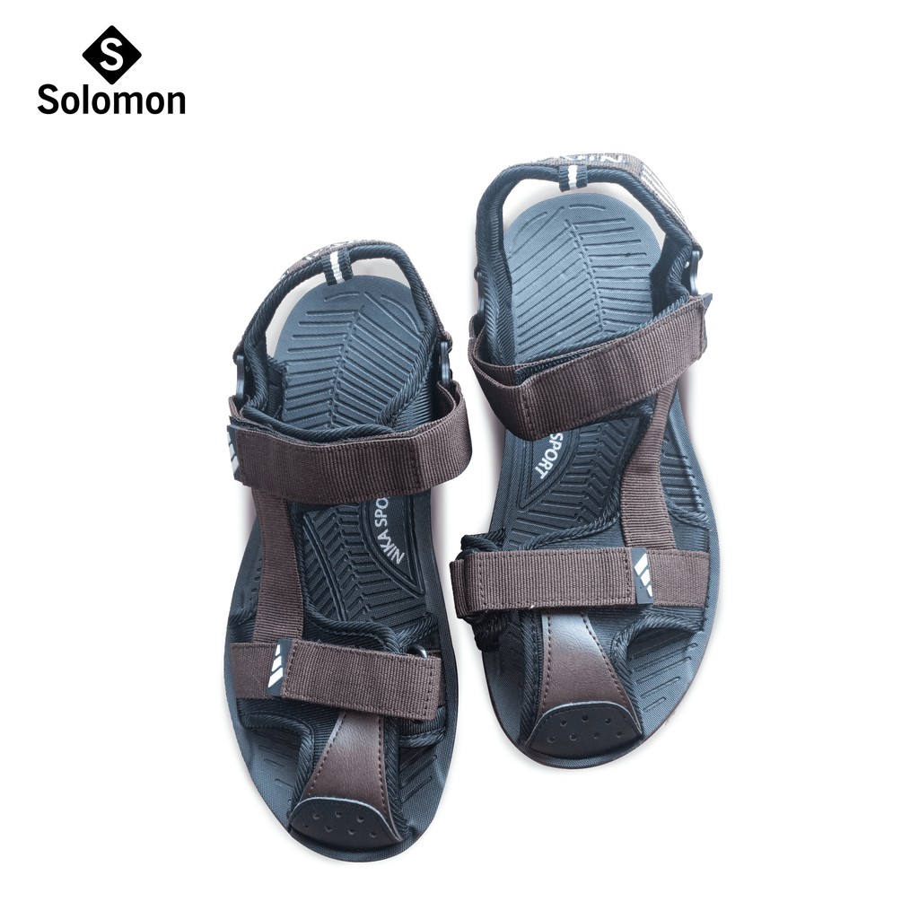 Giày Sandal Nam Nữ Chống Trơn Quai Hậu Thời Trang Cao Cấp Xuất Khẩu Solomon BMSD03