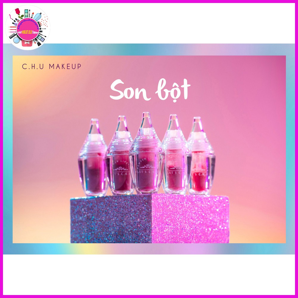 Son BỘT CHU Lipstick Mịn Mượt Bám Màu Lâu Trôi Tặng Son bảo vệ