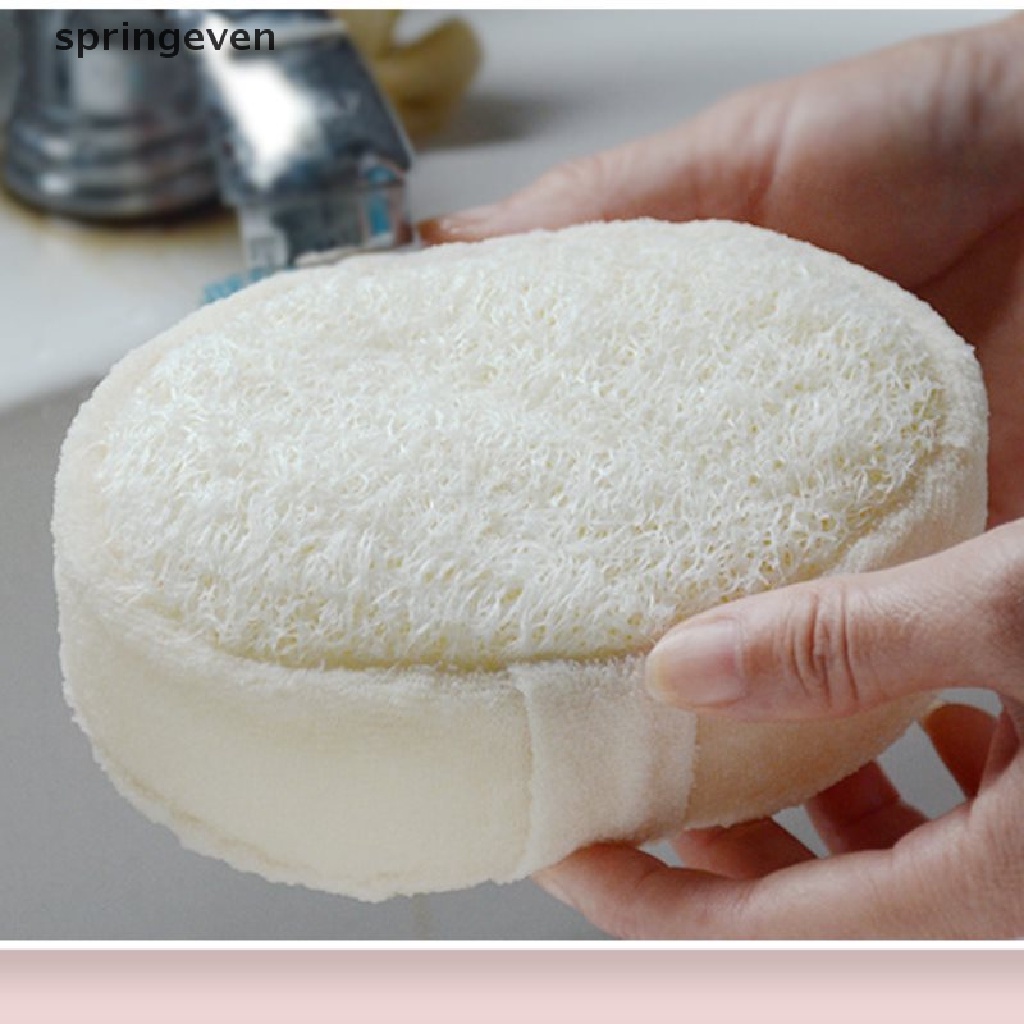 [Hàng mới về] Bông tắm bằng xơ mướp dùng mát xa cơ thể tiện dụng