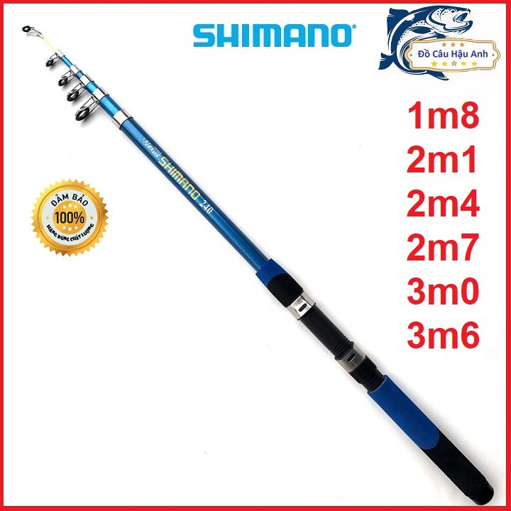 Cần câu cá rút gọn Shimano 1m8 -  3m6 siêu khỏe  đồ câu cá hàng hót giá rẻ