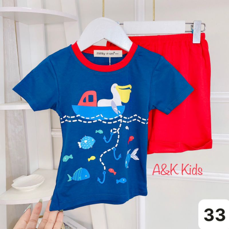 BỘ MINKY MOM LOẠI 1 BÉ TRAI SIZE 8-18KG