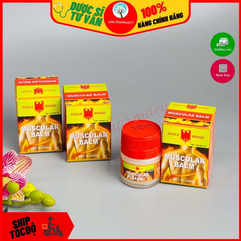 Dầu cù là Con Ó  EAGLE MUSCULAR BALM 20g - Minpharmacy