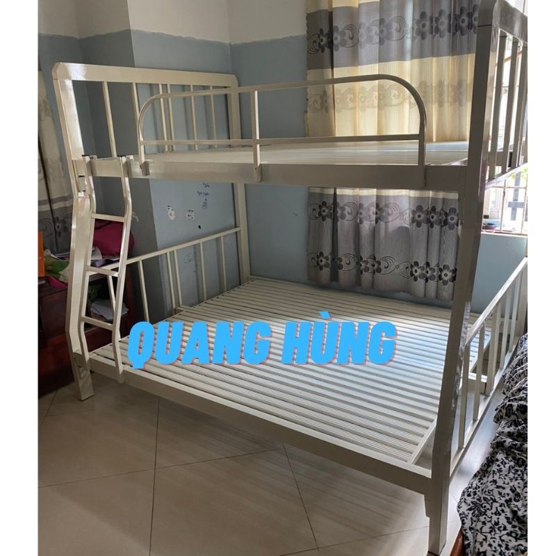 Giường tầng 1m4/1m6 sắt hộp vuông cao cấp dành cho gia đình giá rẻ