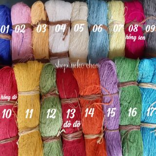 Combo Sợi cói giấy 2kg 120g