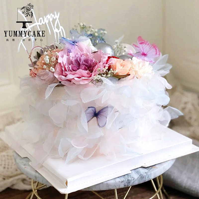 Mô Hình Bươm Bướm Trang Trí Bánh Kem Xinh Xắn