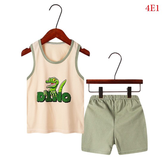Set bộ quần áo ba lỗ hình cho bé (12 - 33kg) Bloo Store