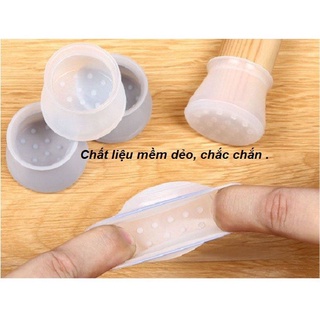 Bọc chân bàn ghế silicon - bộ 4 cái