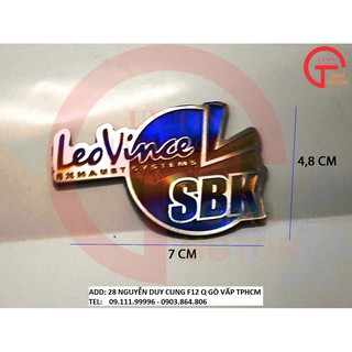 TEMTITAN - LOGO TITAN LEOVINCE L SIZE NHỎ 7CMx4,8CM TINH SẢO