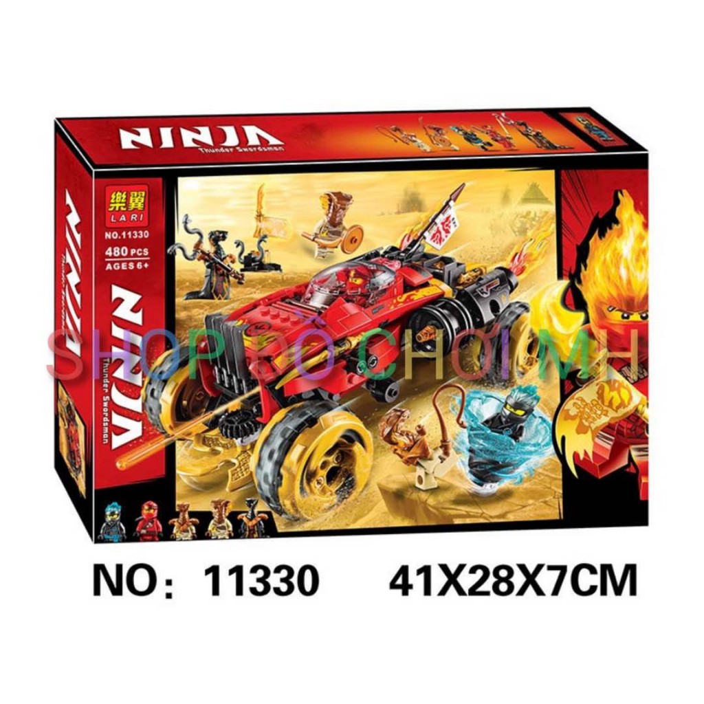 [mua 1 tặng 1] BỘ SƯU TẬP LEGO LẮP RÁP LARI NINJA