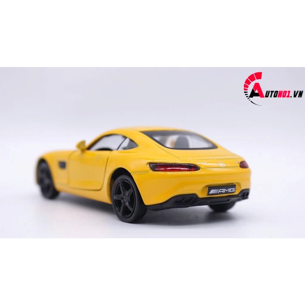 MÔ HÌNH XE MERCEDES BENZ AMG GTS YELLOW 1:36 SCALE MODEL 7722