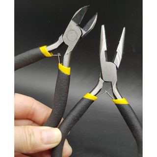 Kìm chuyên dụng cắt tuốt dây, nhỏ gọn, lưỡi tròn linh hoạt, tiện lợi, đa năng dễ sử dụng - Cắt cáp-Tuốt dây-Cắt dây